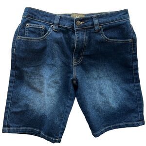 Boys Buzz Cuts Dark Rinse Denim Shorts - Sz 16